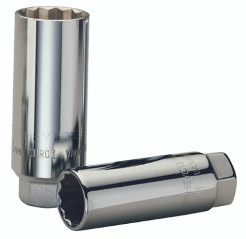 Wiha 33872 - 1/2" Drive Deep Socket, 12 Point, 16.0mm