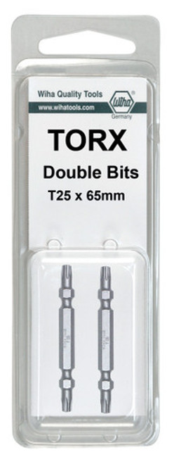 Wiha 74467 - Torx Double End Bit T25 x 65mm 2Pk