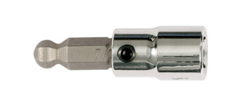 Wiha 71763 - Ball End Hex Bit Socket 1/4 Sq Drive 1/8