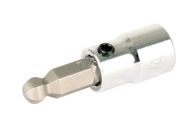 Wiha 71765 - Ball End Hex Bit Socket 1/4 Sq Dr 5/32