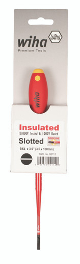 Wiha 92022 - Insulated Slotted Screwdriver 6.0