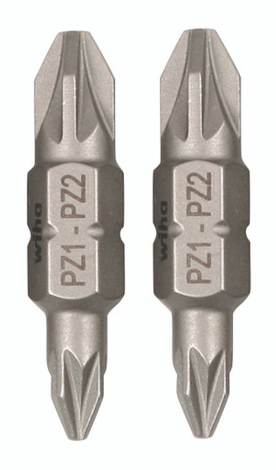 Wiha 77710 - Pozidriv Double End Bit 2 Pack