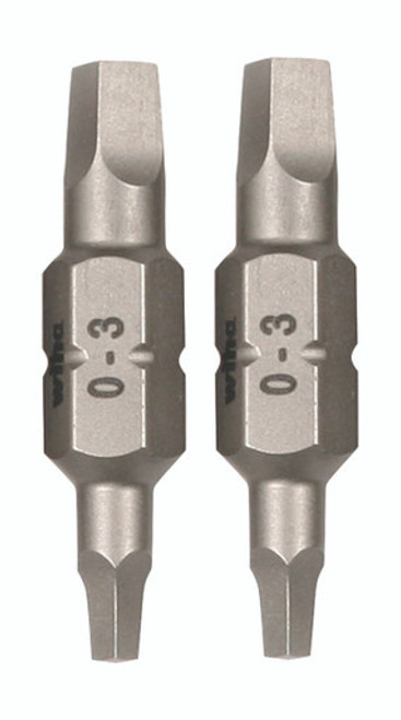 Wiha 77713 - Square Double End Bit 2 Pack