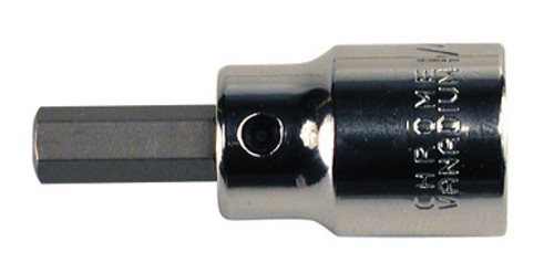Wiha 76170 - Security Hex BitSocket 3/8 Sq Drive 3/16