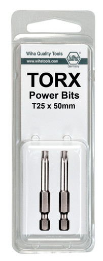 Wiha 74545 - Torx Ball End Power Bit T25 x 50mm 2Pk