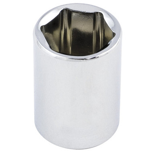 ITC 025440 - 1/2" DR x 1-1/4" Regular Chrome Socket - 6 Point