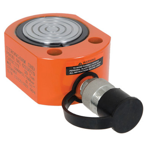 Strongarm 033070 - (SACL300) 30 Metric Ton Low Height Single Acting Cylinder - Super Heavy Duty