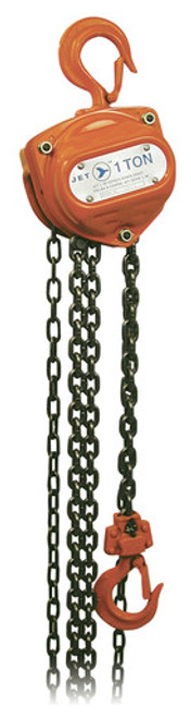 Jet 101202 - (L90X-0502) 1/2 Ton 10' Lift L-90X Series Chain Hoist - Super Heavy Duty