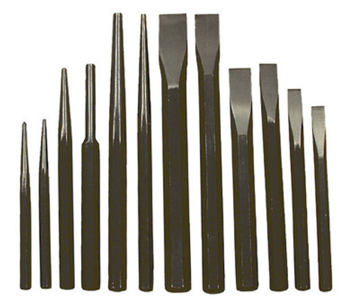 ITC 023505 - (IPC-12) 12 PC Jumbo Punch and Chisel Set