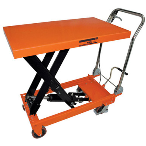 Jet 190968 - (SLC-1100) 1,100 lb Capacity SLC Series Hydraulic Scissor Lift Cart