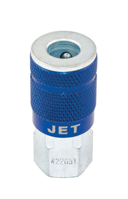 Jet 422651 - (ACF1414B) ‘A’ Coupler Female - 1/4" Body x 1/4" NPT (10 Pack - Bulk)