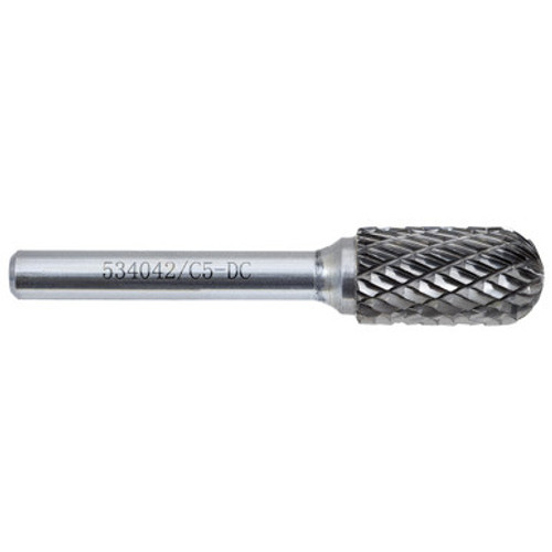 Jet 534042 - (C5-DC) 1/2" JET-KUT GP Round Nose Shape Carbide Bur