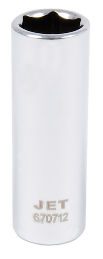 Jet 670709 - 1/4" DR x 9mm Deep Chrome Socket - 6 Point
