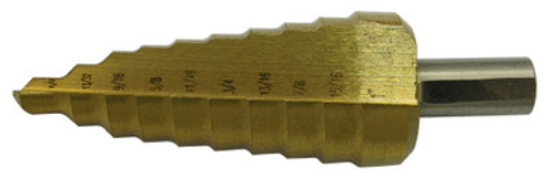Jet 579214 - 1/4" - 1-3/8" x 11 Step JET-KUT Super Premium M35 H.S.S. Step Drills