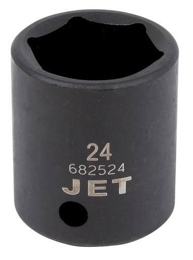 Jet 682523 - 1/2" DR x 23mm Regular Impact Socket - 6 Point