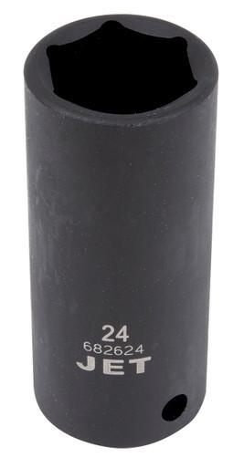Jet 682612 - 1/2" DR x 12mm Deep Impact Socket - 6 Point