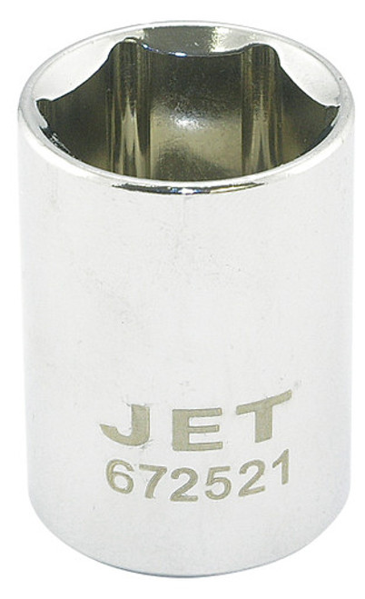 Jet 672530 - 1/2" DR x 30mm Regular Chrome Socket - 6 Point
