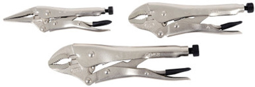 Jet 730336 - (LPS-3) 3 PC Locking Pliers Set - Super Heavy Duty