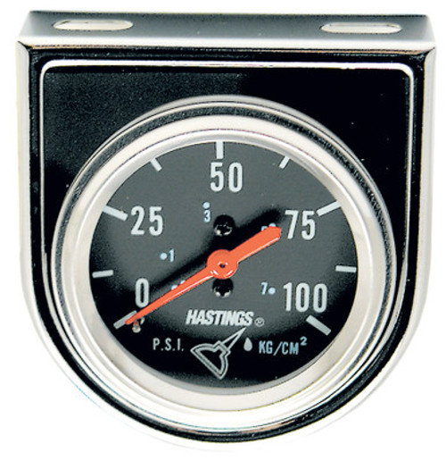 Jet HTA1150 - Chrome Series Wide Sweep Mechanical Oil Pressure Gauge Kit