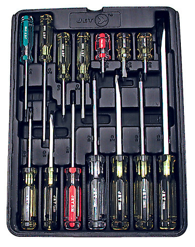Jet 720507 - (JHSS-14) 14 PC Jumbo Handle Screwdriver Set