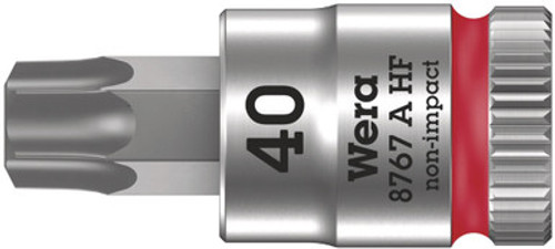 Wera 05003372001 - 8767 A Hf Torx Zyklop Bit Socket With 1/4" Drive With Holding Function , Tx 40 X 100 Mm
