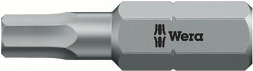 Wera 05056344001 - 840/1 Z Bo Sw 4 X 25 Mm Bits For Hex Socket Screw, Tamper Resistant