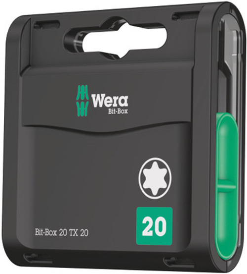 Wera 05057770001 - Bit-Box 20 Tx-867/1 Torx® 20 X Tx 20X25;