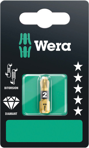 Wera 05073339001 - 855/1 Bdc Pz 2 Set Sb Bits Assortment