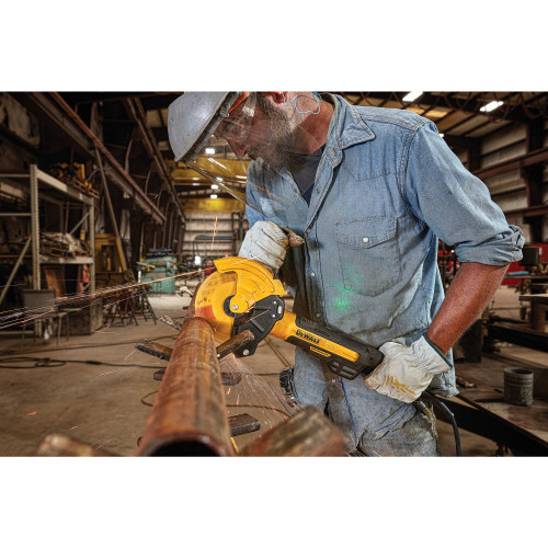 DEWALT DWE46266N - 6" Brushless Rat Tail No Lock-On Trigger Switch Adjustable Cut-Off Tool