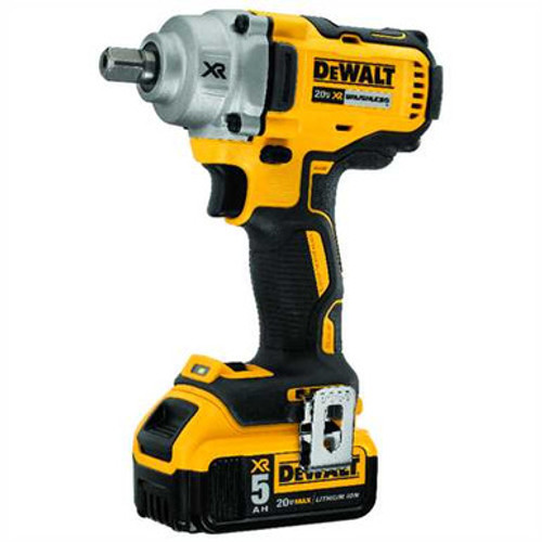 DEWALT DCF894P2 - 20V MAX XR 1/2" Mid Torque Impact Wrench (Detent Pin) (5.0Ah) W/ 2 Batteries And Bag