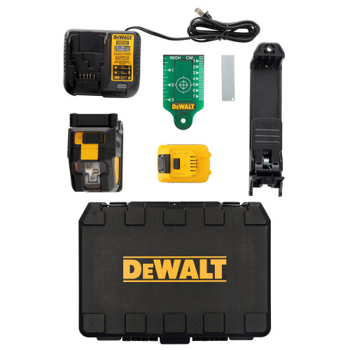 DEWALT DW0825LG - 12V 5 Spot Crossline Laser Green