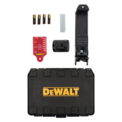DEWALT DW0825LR - 12V 5 Spot Crossline Laser Red