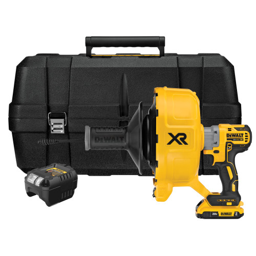 DEWALT DCD200D1 - 20V MAX XR Drain Snake (2.0Ah) W/ 1 Battery And Kit Box