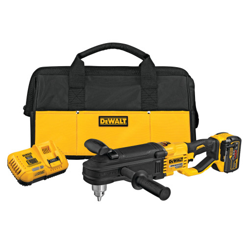 DEWALT DCD470X1 - 60V MAX Flexvolt In-Line Stud & Joist Drill Kit W/ 1 Battery (9Ah), Charger And Bag