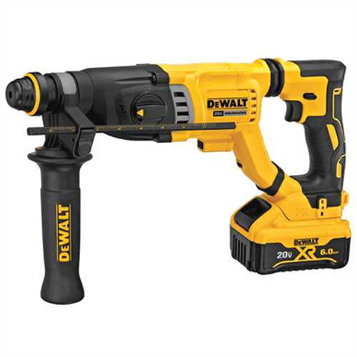 DEWALT DCH263R2 - 20V MAX XR D-HANDLE 3 MODE SDS ROTARY HAMMER (6.0AH) W/ 2 BATTERIES AND BAG