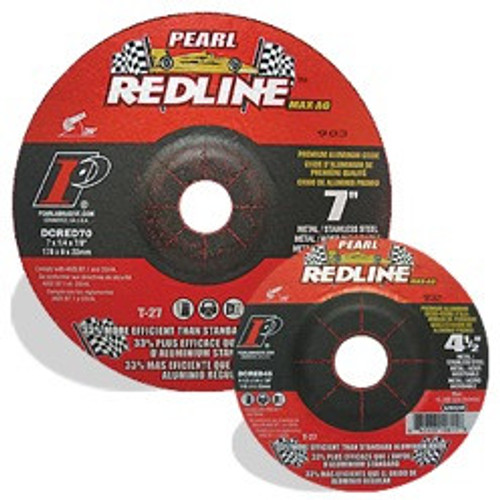 Pearl DCRED50 - 5X1/4X7/8 Redline Max-A.O. Depressed Center Wheels, A/Wa24R, Box Of 25