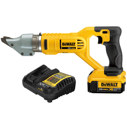 DEWALT DCS494M2 - 20V MAX Li-Ion 14Ga Swivel Head Shear (4.0Ah) W/ 2 Batteries