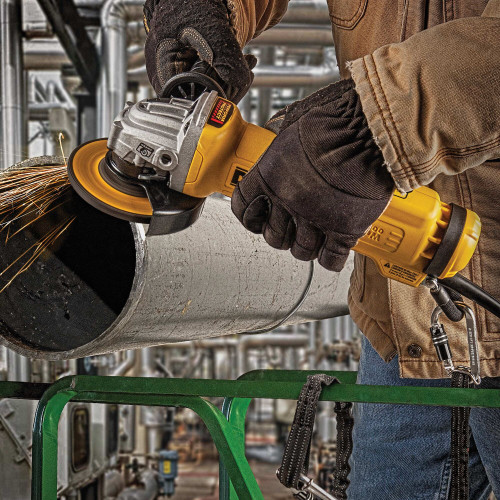 DEWALT DWE4222N - Grinder 4-1/2" 11,000Rpm 11Amp, E-Clutch, Brake, Lanyard Ready (No Lock On Switch)
