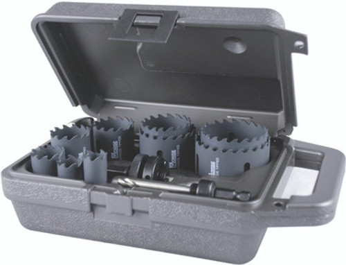 MK Morse MHSTK100 - Carbide Tipped Hole Saw Kit, Maintenance 11PC