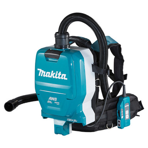 Makita DVC265ZXU - 18Vx2 LXT Cordless Backpack Vacuum Cleaner with AWS (2.0 L)