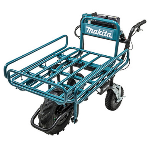 Makita DCU180ZX1 - 18V x2 LXT Power-Assisted Brushless Wheelbarrow with Flatbed Tray