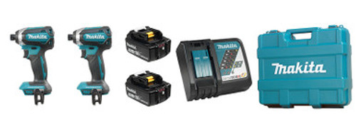 Makita DLX2186M - 18V (4.0 Ah) LXT 2 Tool Combo Kit