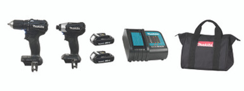 Makita DLX2220SYB - 18V (Compact) Sub-Compact 2 Tool Combo Kit