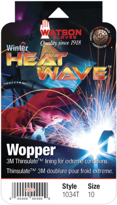 Watson Heat Wave 1034T - Wopper Thinsulate Lined - Size 13