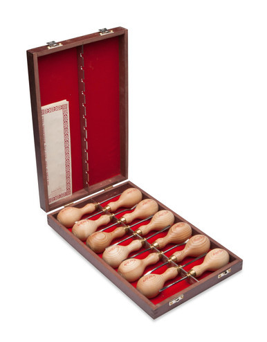 Robert Sorby 512 - Micro Woodcarving 12 Piece Set in Wooden Box