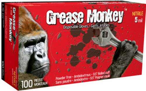 Watson Grease Monkey 5554PF - Grease Monkey 5 MIL Nitrile - eXtra Large