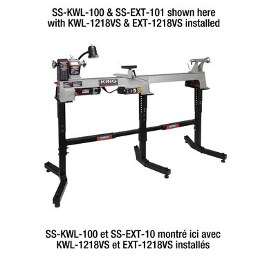 King Canada SS-EXT-101 - Universal Extension For Wood Lathe