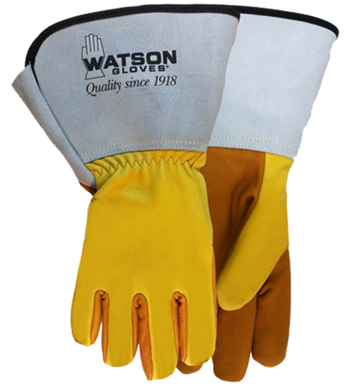 Watson Storm 407GCR - Storm Glove Oil Resistant W/Gauntlet Cuff & Cut Shield - Large