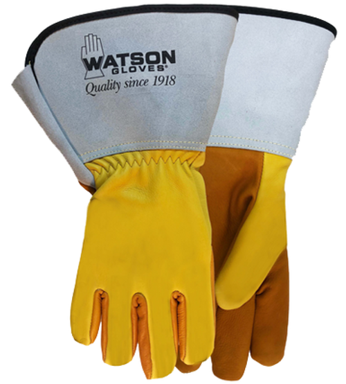 Watson Storm 407GCR - Storm Glove Oil Resistant W/Gauntlet Cuff & Cut Shield - Medium