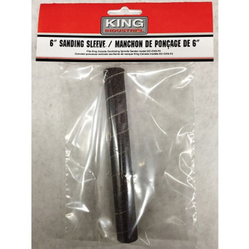 King Canada SL-658-120 - 6" X 5/8" X 120 Grit Abrasive Sleeve - Pkg 1